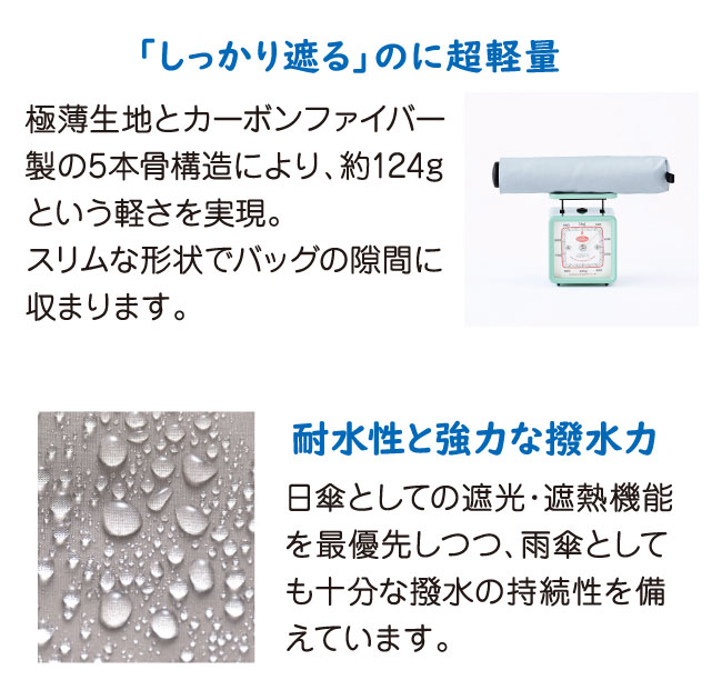 折りたたみ日傘
